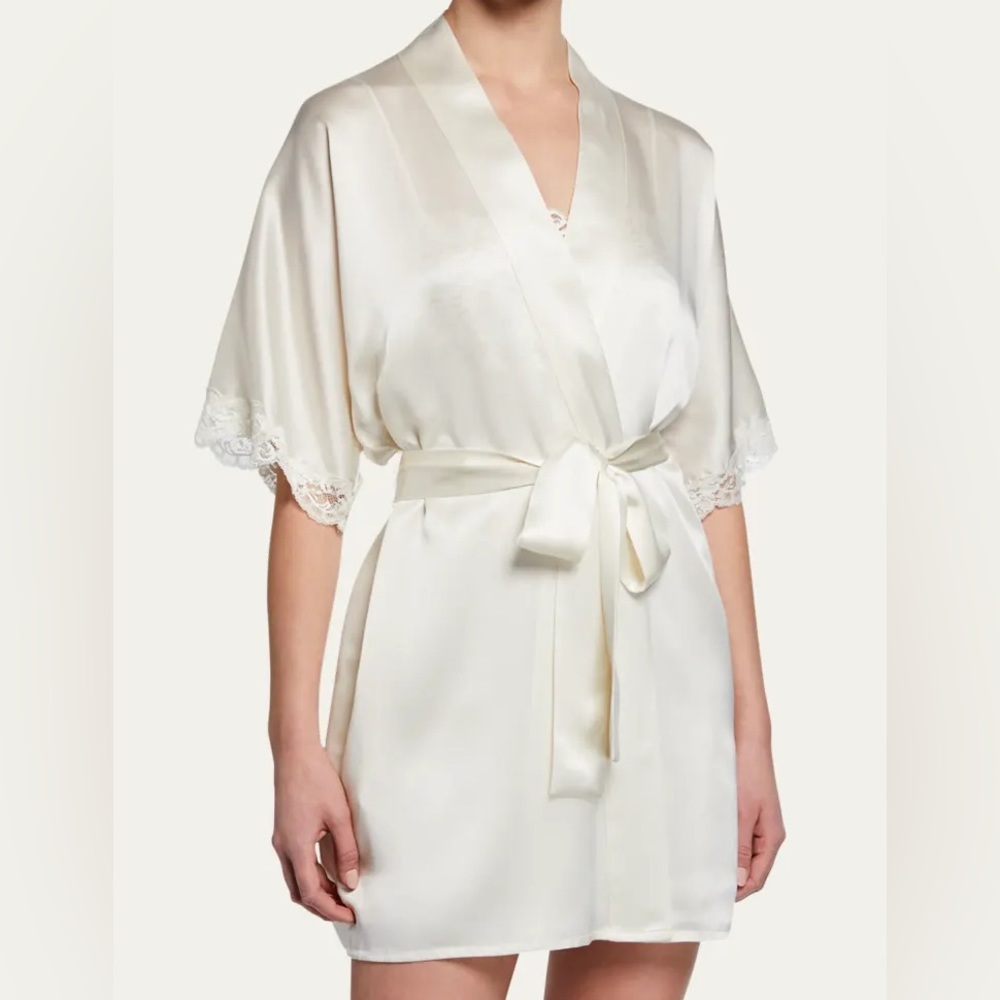 Christine Lingerie Silk Robe